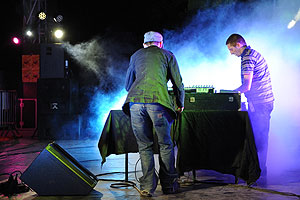 Tambour Battant à la 3ème nuit électronique de Biot en 2009