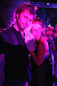 Public à la 3ème nuit électronique de Biot en 2009