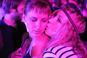 Public à la 3ème nuit électronique de Biot en 2009