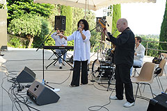 Catia Werneck et Jean-Marc Jafet à Biot en 2008
