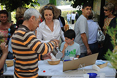 Catia Werneck et Jean-Marc Jafet à Biot en 2008
