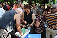 Catia Werneck et Jean-Marc Jafet à Biot en 2008