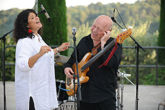 Catia Werneck et Jean-Marc Jafet à Biot en 2008