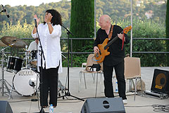 Catia Werneck et Jean-Marc Jafet à Biot en 2008