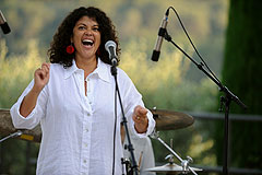 Catia Werneck et Jean-Marc Jafet à Biot en 2008