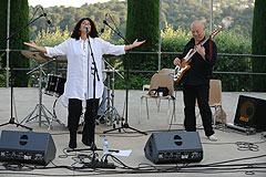 Catia Werneck et Jean-Marc Jafet à Biot en 2008