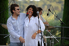 Catia Werneck et Jean-Marc Jafet à Biot en 2008