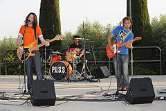 Le groupe de rock Puss à Biot en 2009