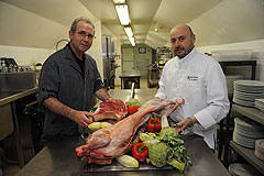 Les fournisseurs de Laurent Broussier, chef  du restaurant Le Jarrier à Biot