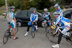 Course de cyclisme à Biot en mai 2008