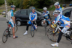 Course de cyclisme à Biot en mai 2008