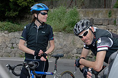 Course de cyclisme à Biot en mai 2008