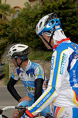 Course de cyclisme à Biot en mai 2008