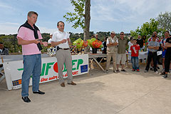 Course de cyclisme à Biot en mai 2008