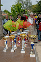 Course de cyclisme à Biot en mai 2008