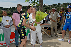 Course de cyclisme à Biot en mai 2008