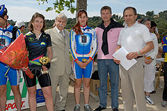 Course de cyclisme à Biot en mai 2008