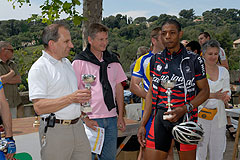 Course de cyclisme à Biot en mai 2008