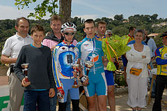 Course de cyclisme à Biot en mai 2008