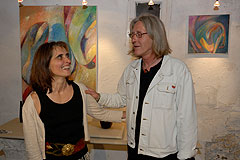 Exposition d’Eric Corbier et Sophie Tournaire à Biot en 2008
