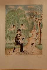 Exposition Peynet à Biot en 2008