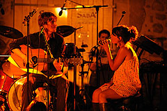 Ben Mazue à Biot pour la fête de la musique 2008