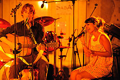 Ben Mazue à Biot pour la fête de la musique 2008