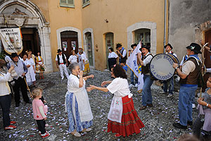 La fête des vendanges à Biot en 2009