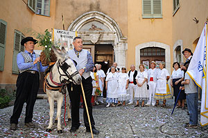 La fête des vendanges à Biot en 2009
