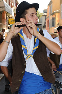 La fête des vendanges à Biot en 2009