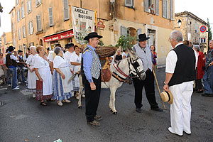 La fête des vendanges à Biot en 2009