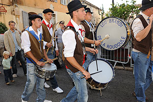 La fête des vendanges à Biot en 2009