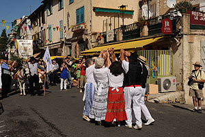 La fête des vendanges à Biot en 2009