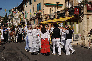 La fête des vendanges à Biot en 2009