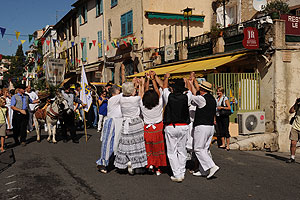 La fête des vendanges à Biot en 2009