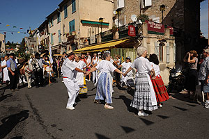 La fête des vendanges à Biot en 2009