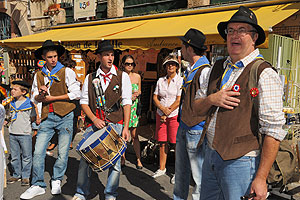 La fête des vendanges à Biot en 2009