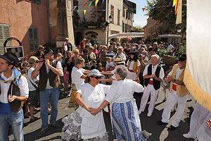 La fête des vendanges à Biot en 2009