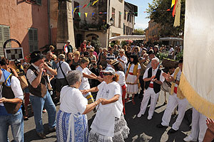 La fête des vendanges à Biot en 2009