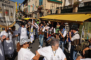 La fête des vendanges à Biot en 2009
