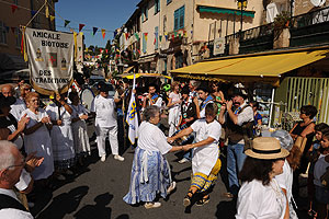 La fête des vendanges à Biot en 2009