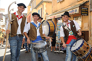 La fête des vendanges à Biot en 2009