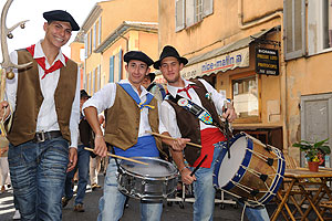 La fête des vendanges à Biot en 2009
