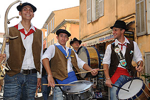 La fête des vendanges à Biot en 2009