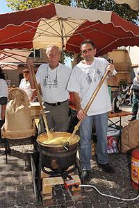 La fête des vendanges à Biot en 2009