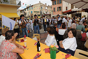La fête des vendanges à Biot en 2009