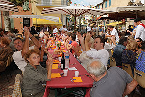 La fête des vendanges à Biot en 2009
