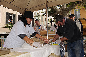 La fête des vendanges à Biot en 2009