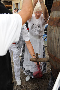 La fête des vendanges à Biot en 2009