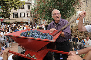 La fête des vendanges à Biot en 2009